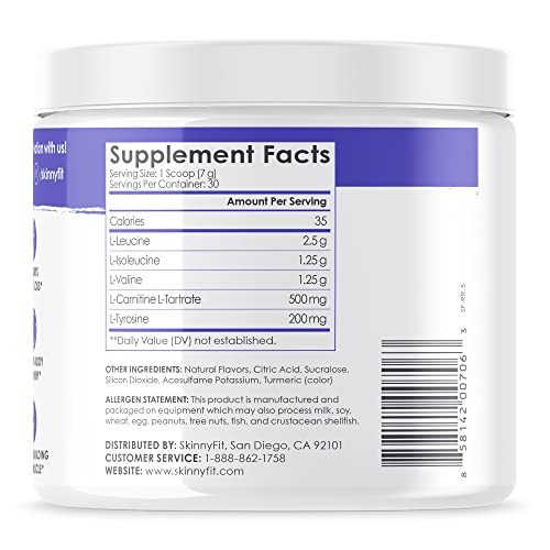 SkinnyFit Repair & Recover 30 Servings: BCAA Powder for Women, Branched Chain Amino SkinnyFitUS supplements