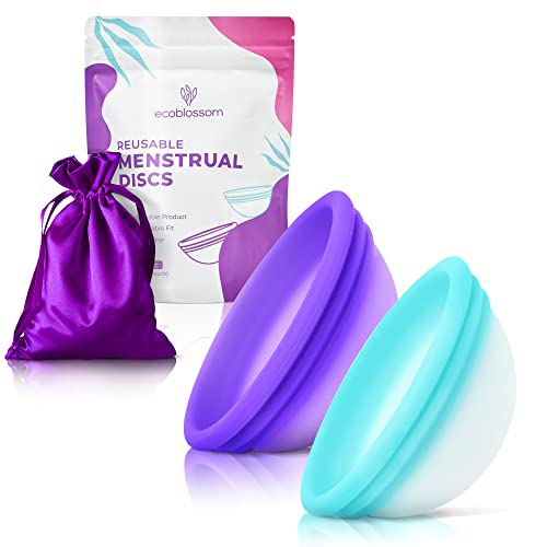 Ecoblossom Menstrual Original Disc - Set of 2 Reusable Period Discs Regular (Small & Large (Pack of 2)) EcoBlossomAu supplements