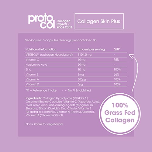 Proto-Col Collagen and Hyaluronic Acid Strong Supplement with Vitamin A, C and D Proto-ColAu supplements
