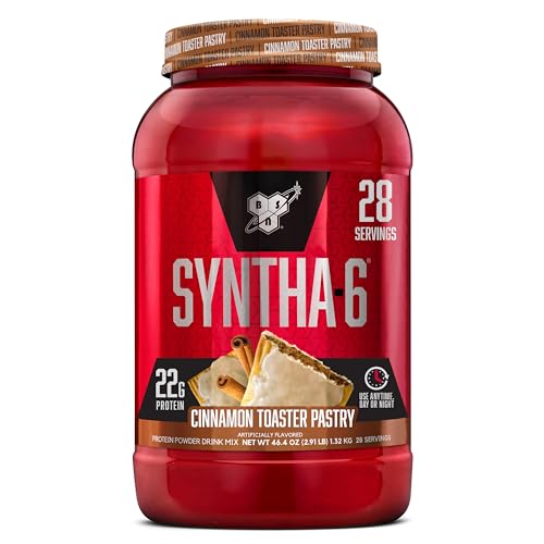 BSN SYNTHA-6 Whey Protein Powder with Micellar Casein, Milk Isolate, Cinnamon Toaster BSNUS supplements