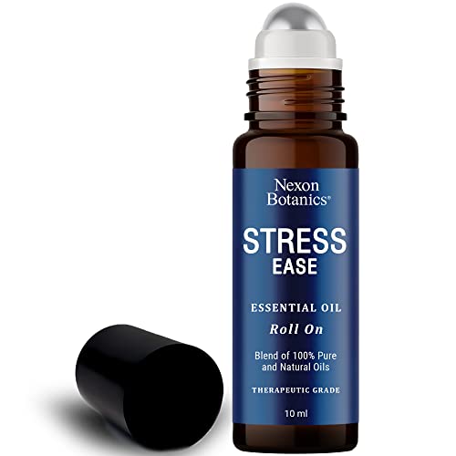 Stress Ease Essential Oil Roll On Blend 10ml - Natural Stress Relief Essential Oils Roll Nexon BotanicsAu supplements