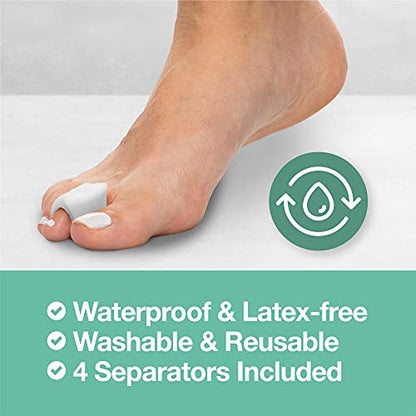 ZenToes Gel Toe Separators for Overlapping Toes, Bunions, Big Toe Alignm ZenToesUS supplements