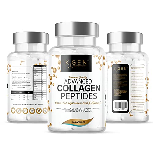 Pure Collagen Supplements Capsules Grass Fed Advanced Multi Collagen Peptides K GEN rejuvenation nutritionAu supplements