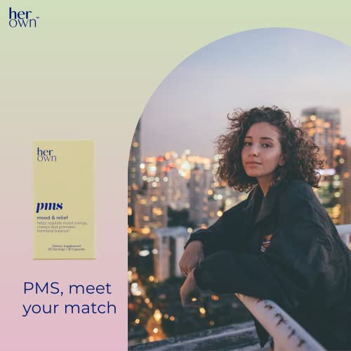 her own PMS, Supports PMS Symptoms, Promotes Positive Mood, Natural Hormone Balance her ownAu supplements
