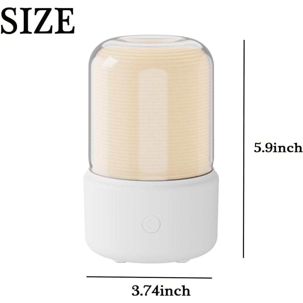 Candlelight Flame Air Diffuser,Portable Essential Oil Diffuser Noiseless 120ML Aroma Diffuser Waterless AEKANAu supplements