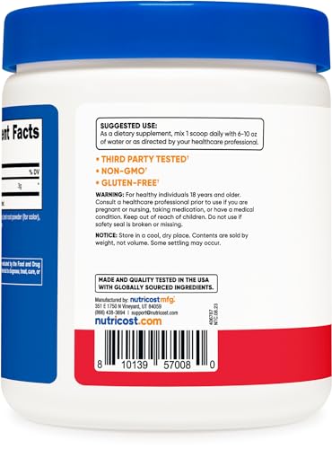 Nutricost L-Citrulline Malate 2:1 (300g) Fruit Punch - Workout Support, Muscle Performance NutricostAu supplements