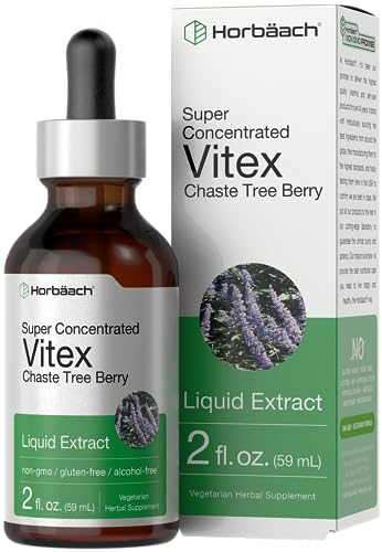Vitex Berry Chasteberry Extract | 2 fl oz | Super Concentrated | Alcohol Free Chaste Tree HorbäachAu supplements