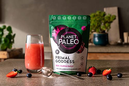 Planet Paleo Primal Goddess -Pure Collagen with Hyaluronic Acid and Zinc (210g, 35 Servings) Planet PaleoUS supplements
