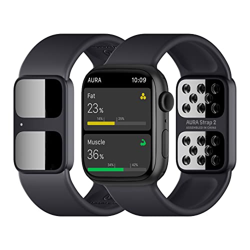 AURA Strap 2 Compatible w Apple Watch – for Body Fat, BMI & Weight Loss - Body Composion AURA StrapAu supplements