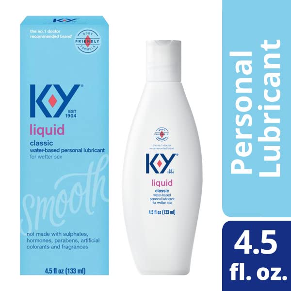 K-Y Liquid Personal Lubricant, Natural Feeling Water Based Lube For Women, Men & Couples K-YUS supplements