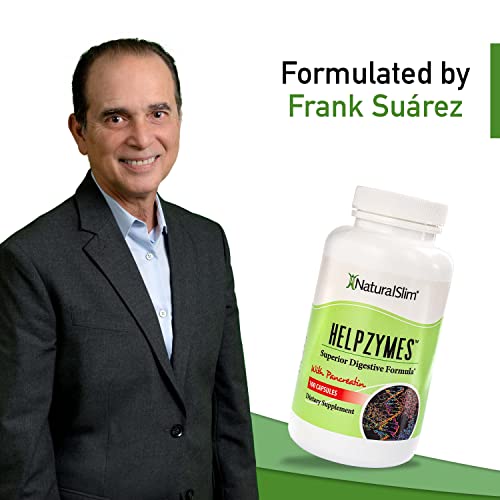 NaturalSlim Helpzymes Digestive Enzymes for Digestion, Bloating, Gas Reli NaturalSlimUS supplements