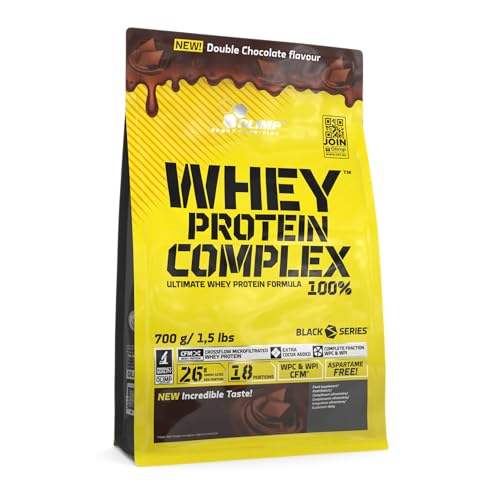 Olimp Whey Protein Complex 100% (700 g) - Double Chocolate OLIMP SPORT NUTRITIONAu supplements