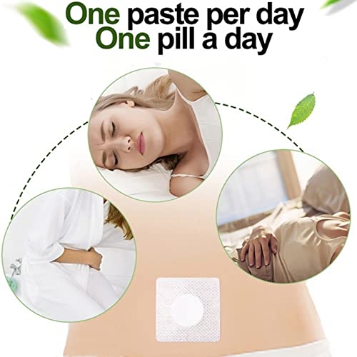 Wormwood Belly Patch,30Pcs Mugwort Abdomen Navel Patch and 30Pcs Moxibustion Patch BEANGGAu supplements