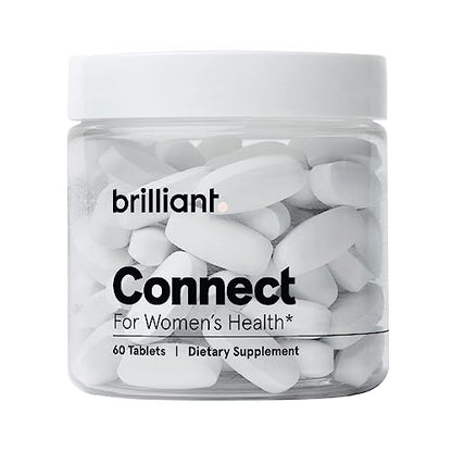 Brilliant Connect Period Health Supplement – Promotes Relief from Cramps, Fatigue Feel BrilliantUS supplements