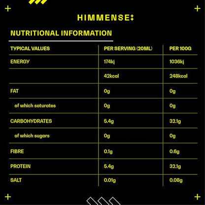 Hydrolysed Marine Liquid Collagen - 6000mg Type 1 Collagen Peptides enriched with 7 Vitamins HimmenseUS supplements