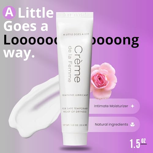 Crème De La Femme Daily Vaginal Moisturizing Cream for Long-Lasting Relief from Feminine Dryness Creme de la FemmeAu supplements