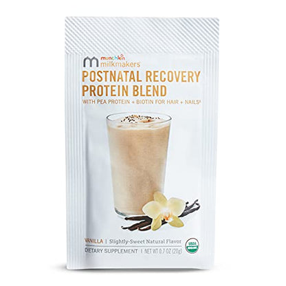 Munchkin Milkmakers Postnatal Recovery Protein Powder with Pea Protein, Lactation MunchkinUS supplements