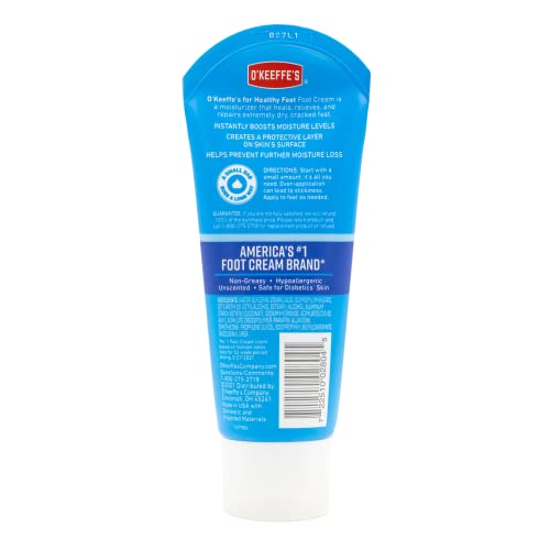 O'Keeffe's for Healthy Feet Foot Cream, Guaranteed Relief for Extremely Dry, Cracked Feet O'Keeffe'sUS supplements