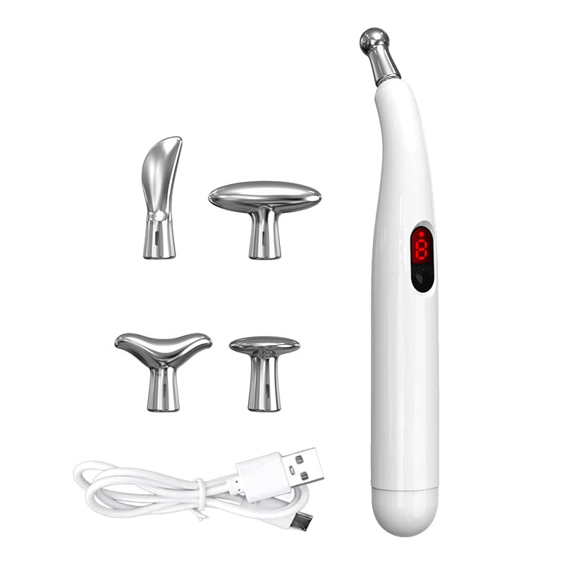 koouood Acupuncture Pen, 5-in-1 Pulse Massage Pen, USB Rechargeable Electronic Acupuncture Pen koouoodAu supplements
