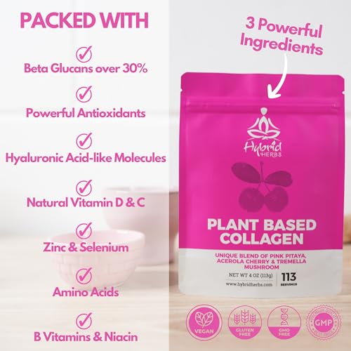HYBRID HERBS – Plant Based Collagen Powder - Anti Aging Supplement for Skin, Wrinkles Hybrid HerbsAu supplements