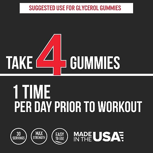 VitaPatch Glycerol Gummy - Non Stim Preworkout Premium Pump Supplement - Glycerol VitaPatchAu supplements
