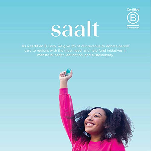 Saalt Teen Menstrual Cup - Best Sensitive Reusable Cup - Wear for 12 Hours - Tampon and Pad Alternative saaltAu supplements