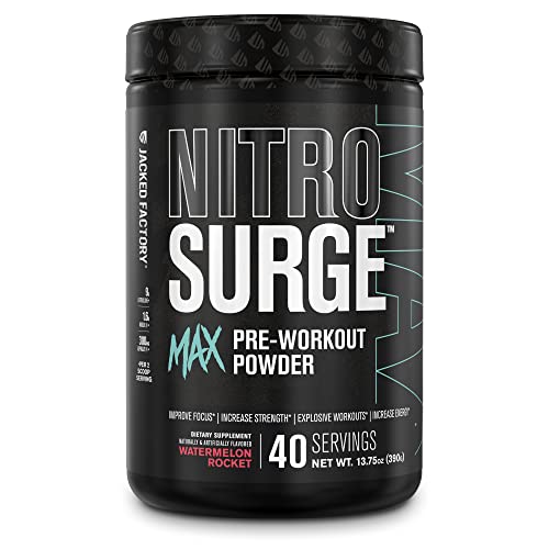 Jacked Factory Nitrosurge Max Nootropic Pre Workout Powder - Premium Pre Workout Jacked FactoryAu supplements