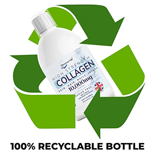 Reverse Life Marine Collagen + Green Tea Liquid Supplement Drink High-Strength 10,000mg Hydrolysed Reverse LifeAu supplements