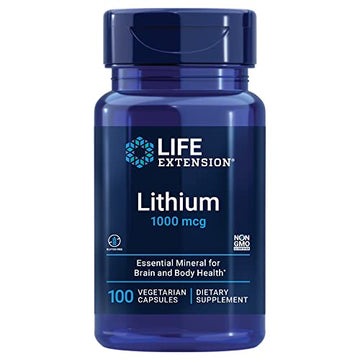 Life Extension Lithium 1000 mcg - for Brain Health, Anti-Aging & Longevity Life ExtensionAu supplements