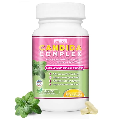 Cyrixs Health Candida Complex | Boost Your Immune System | All Natural Gut Cleanse with Herbs, Antifungals Cyrixs HealthAu supplements