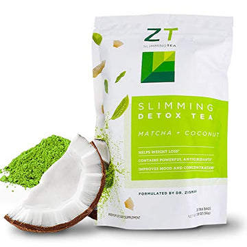 Dr. Zisman ZT Slimming - Matcha-Coconut Detox Blend, Weight Loss Tea with Antioxidant Effects Dr. Zisman ZT Slimming TeaUS supplements