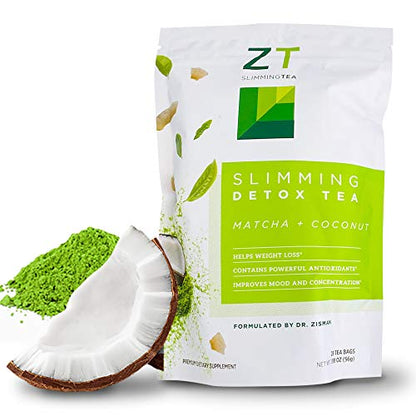 Dr. Zisman ZT Slimming - Matcha-Coconut Detox Blend, Weight Loss Tea with Antioxidant Effects Dr. Zisman ZT Slimming TeaUS supplements