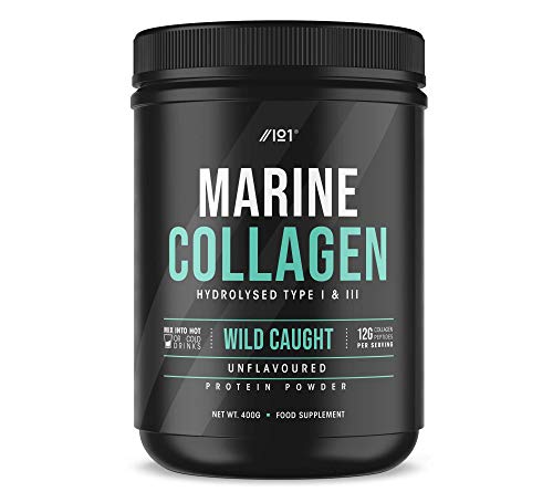 Marine Collagen Powder Supplement - 400g - Wild-Caught Canadian Marine Collagen - Unflavoured - Types 1 & 3 Hydrolysed Collagen ALPHA01Au supplements
