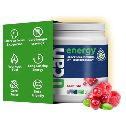 UCAN Energy Powder, Cran-Raz, Keto, Sugar-Free Pre & Post Workout for Men & Women UCANUS supplements