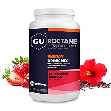 Gu Energy Roctane Ultra Endurance Energy Drink Mix, Strawberry Hibiscus GU EnergyUS supplements