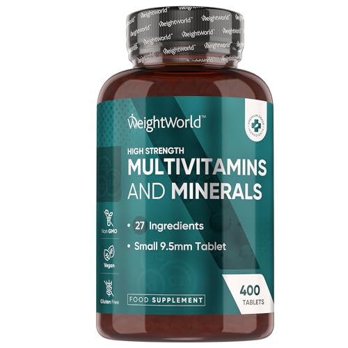 Multivitamin Tablets for Men & Women with 27 Active Multivitamins & Minerals Like Iron WeightWorldUS supplements