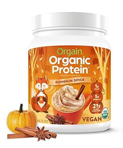 Orgain Organic Vegan Protein Powder, Pumpkin Spice - 21g of Plant Based Protein OrgainUS supplements