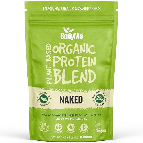 BodyMe Organic Vegan Protein Powder Blend, Naked Natural - Unsweetened, Low Carb BodyMeAu supplements