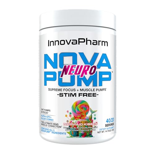 InnovaPharm NOVAPUMP Neuro Mermaid Kisses 14.7 Ounces InnovaPharmUS supplements