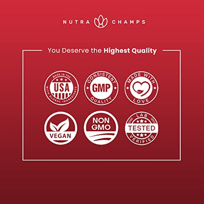 Nitric Oxide Supplement | L-Arginine, L Citrulline Malate, AAKG, Pine Bark, Grape Seed NutraChampsUS supplements