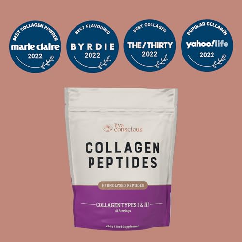 Collagen Peptides Powder - Grass-Fed Hydrolysed Collagen Powder Supplement Live ConsciousAu supplements