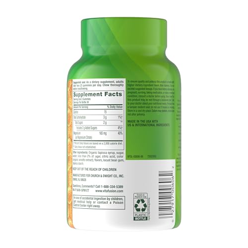 vitafusion Magnesium Gummy Supplement, Bring calm to your vitamin routine, Tropical Citrus Flavor, 60 Gummies VitafusionAu supplements