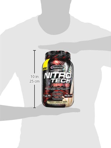 Protein Powder for Weight Loss - MuscleTech Nitro-Tech Ripped - Whey Protein Powder MuscleTechUS supplements
