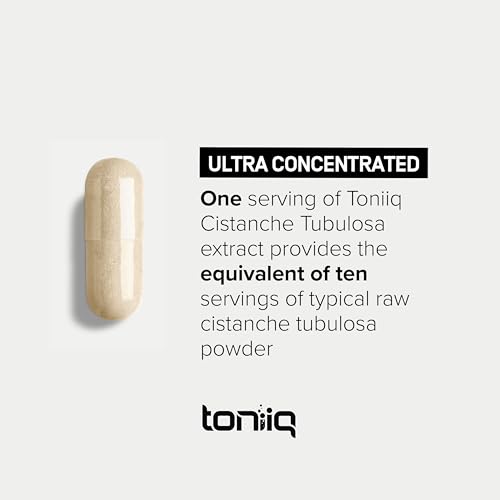 Toniiq Cistanche Tubulosa - (4000mg) Pure Cistanche Supplement for Men - 10x Highly ToniiqUS supplements