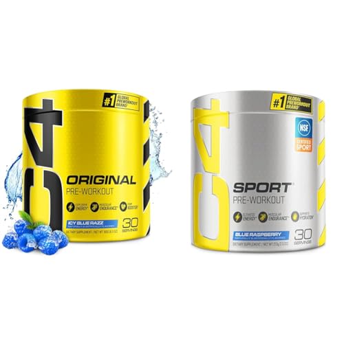 Cellucor C4 Original Pre Workout Powder ICY Blue Razz & C4 Sport Pre Workout Powder CellucorUS supplements