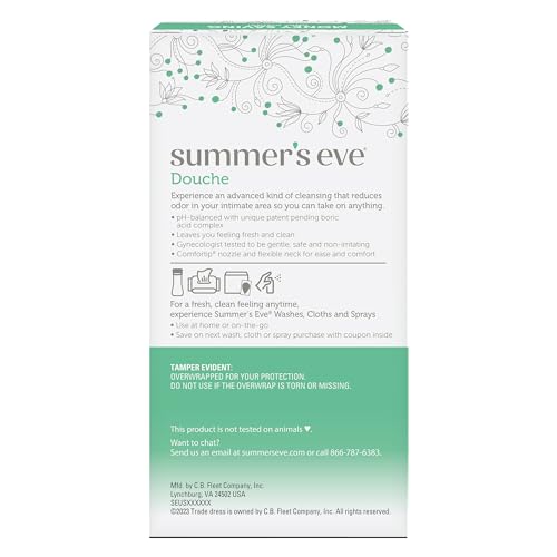 Summer's Eve Feminine Douche, Complete Clean Odor Reduction with Boric Acid Complex, 2 Units Summer's EveAu supplements