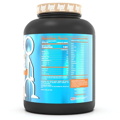 BPI Sports ISO HD Isolate Protein Vanilla Cookie, 76.8 oz - 69 Servings BPI SportsUS supplements