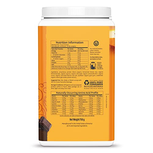 Sunwarrior Classic Plus (750g) Chocolate, 1 Units SunwarriorAu supplements