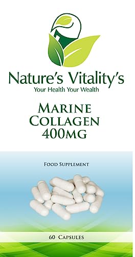 NATURE'S VITALITY'S Marine Collagen Capsules 400mg 60 Capsules 2 NATURE'S VITALITY'SUS supplements